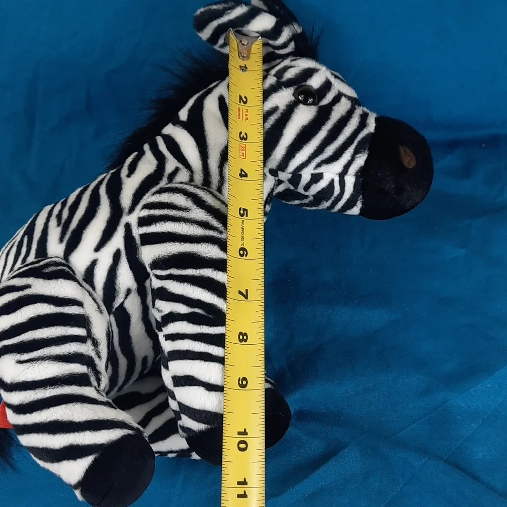 Wild Republic Zebra Plush Stuffed Animal Toy